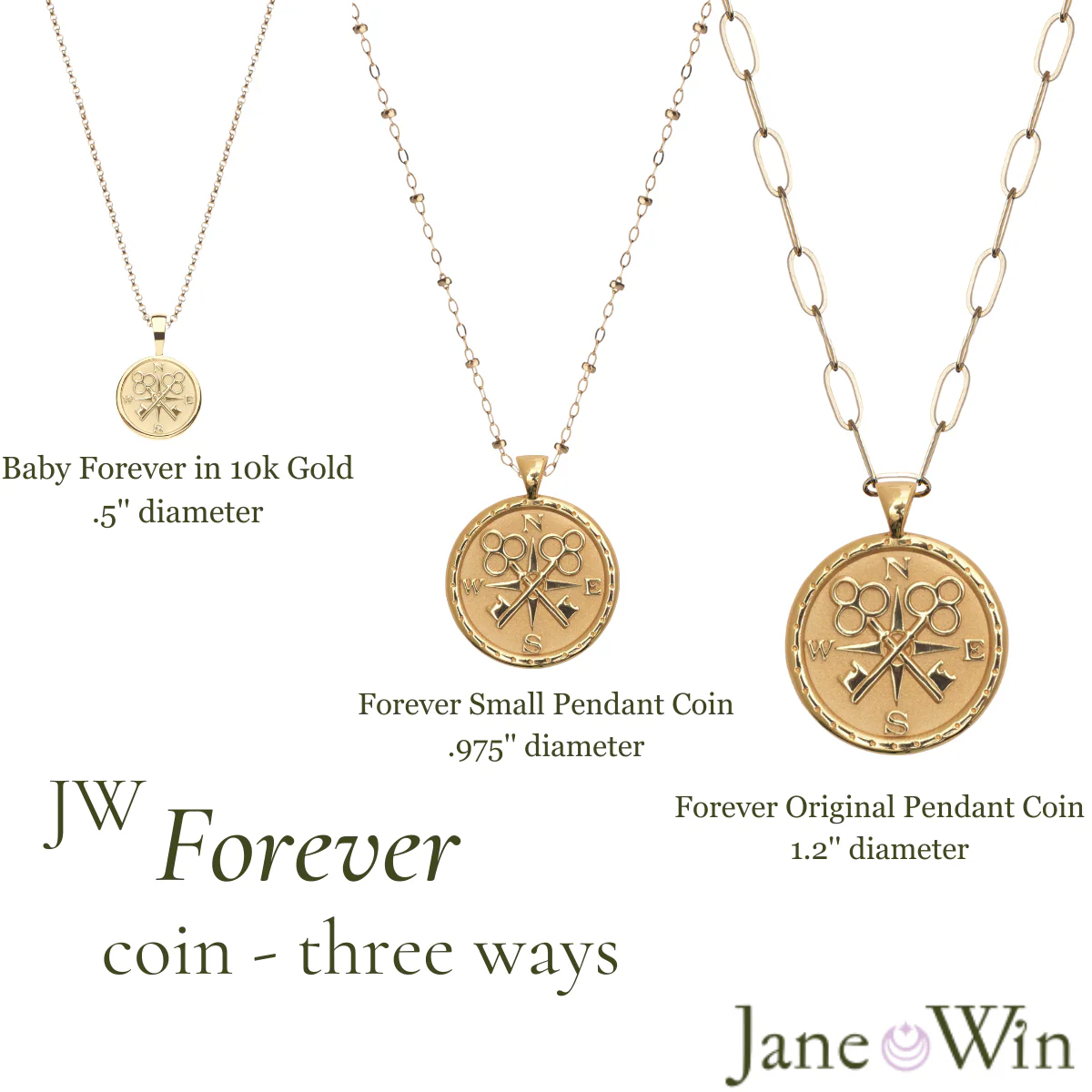 Baby FOREVER JW Pendant in 10k Gold - Image 7