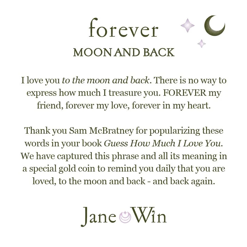 FOREVER Moon and Back Pendant Coin - Image 4