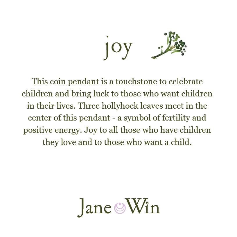 JOY JW Small Pendant Coin in Silver - Image 7