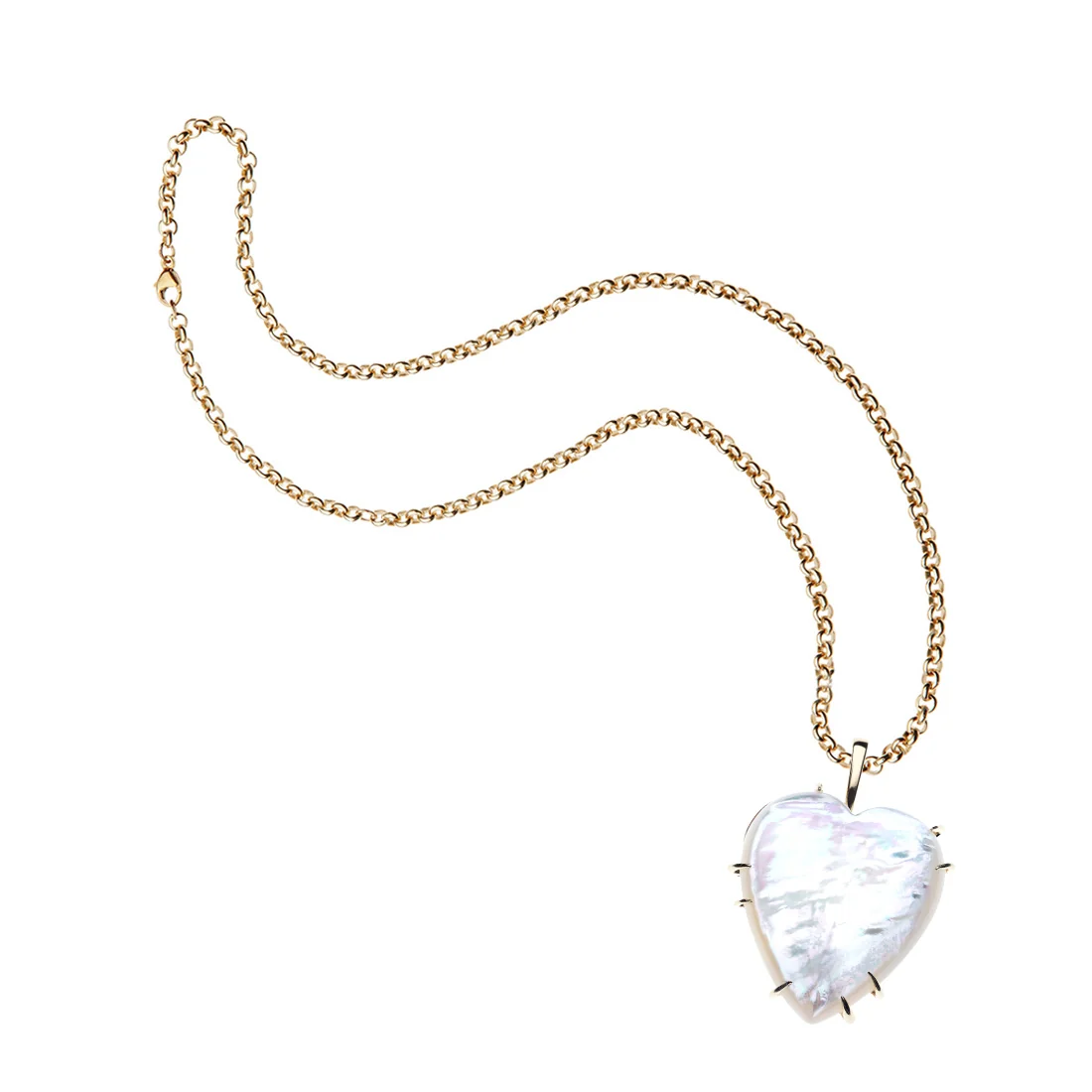 LOVE Carry Your Heart Pendant in Mother of Pearl - Image 6