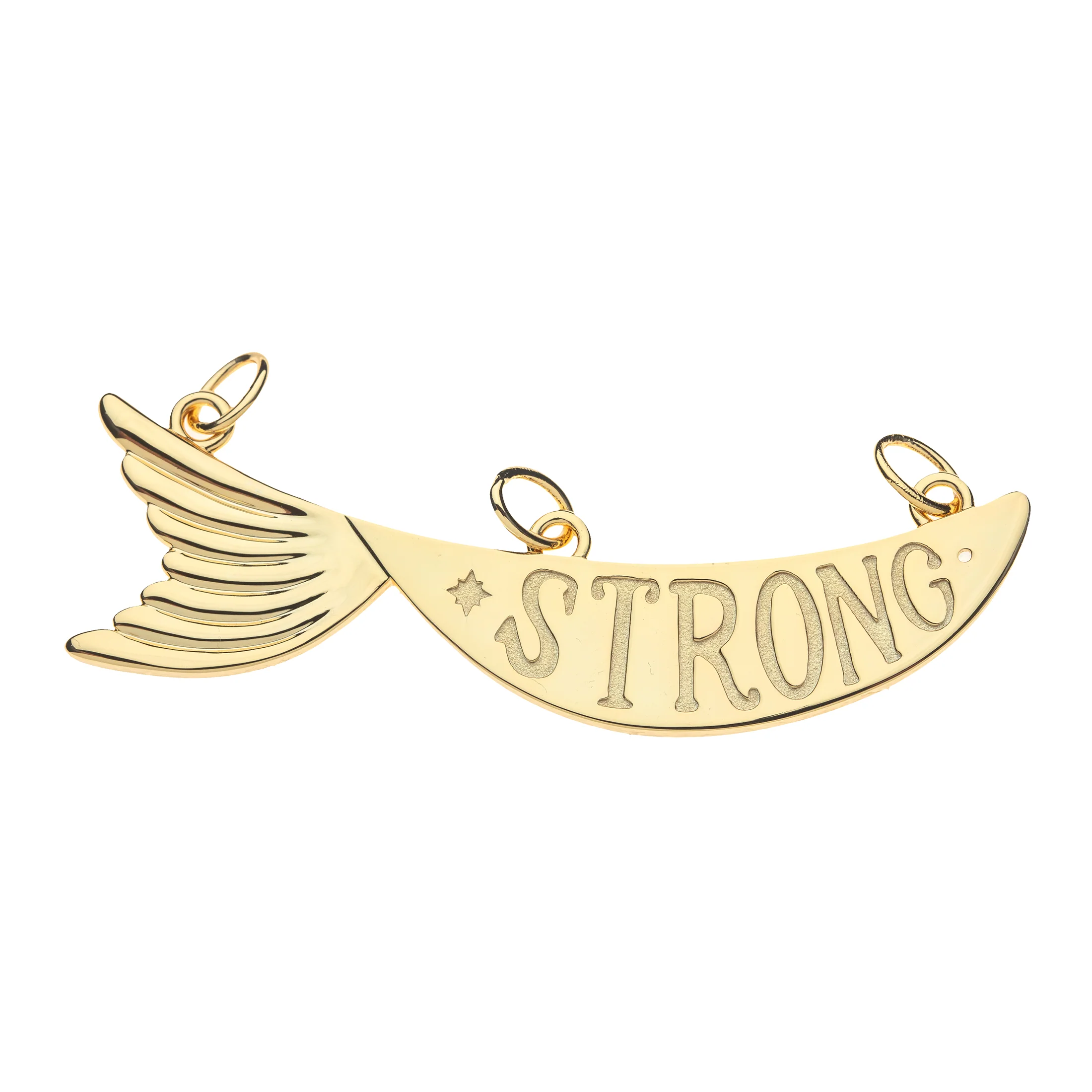 STRONG Keep Swimming Fish Pendant Necklace in Mother of Pearl - Image 5